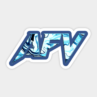 AFV Ice Blue Sticker